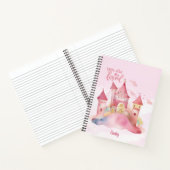 Sie sind Love Palace Pink Cloud anpassbar Notizblock (Innenseite)