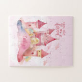 Sie sind Love Palace Pink Cloud anpassbar Puzzle (Horizontal)