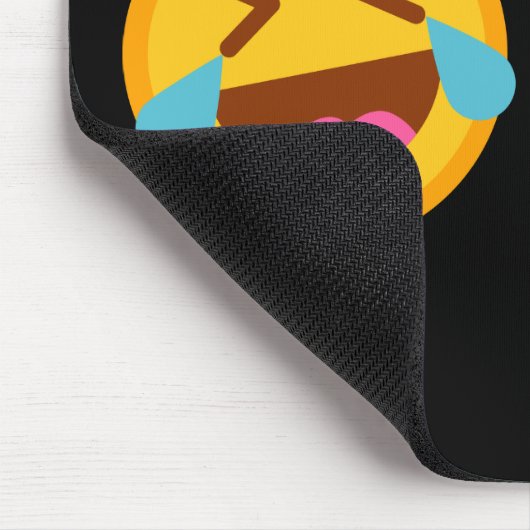 Sie sind lustiges Emoji Mousepad (Ecke)