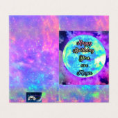 Sie sind Magic Custom Birthday Card Set von 25 (Außenseite Aufgefaltet)