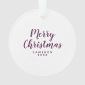 Sie sind magisch ornament (Rückseite)