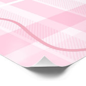 Sie sind magisch rosa Kariert inspirierendes Zitat Poster (Ecke)