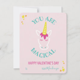 Sie sind magische Einhorn-Klasse Valentine Feiertagskarte