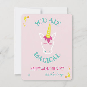 Sie sind magische Einhorn-Klasse Valentine Feiertagskarte