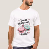 Sie sind makaroontastisch - Niedliche Liebe am Val T-Shirt (Vorderseite)
