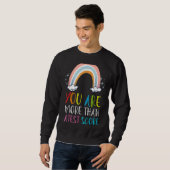 Sie sind mehr als ein Test-Score-Lehrer-Test Da Sweatshirt (Vorne ganz)