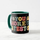 Sie sind mehr als ein Testergebnis Tasse (Vorderseite Links)