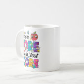 Sie sind mehr als ein Testlehrer-Testtag Kaffeetasse (Vorderseite Links)