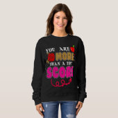 Sie sind mehr als ein Testlehrer-Testtag Sweatshirt (Vorne ganz)