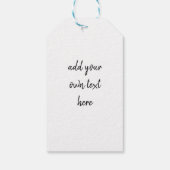 Sie sind mehr geschätzt als Sie Freiwillige wissen Geschenkanhänger (Rückseite)