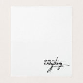 Sie sind mein "Alles Valentinisches Geschenkangebo (Innenseite Aufgefaltet)