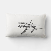 Sie sind mein "Alles Valentinisches Geschenkangebo Lendenkissen (Rückseite)