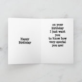 SIE SIND MEIN BELIEBTER *GROOMER** GEBURTSTAG KARTE (Innenseite)