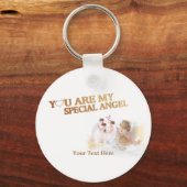 Sie sind mein besonderer Engel - Anpassen! Schlüsselanhänger (Vorderseite)