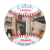 Sie sind mein bester 2-Foto Mr. & Mrs. Couple Name Baseball (Vorderseite)