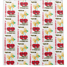 SIE SIND MEIN BESTES FREUND CHERRY DUSCHVORHANG