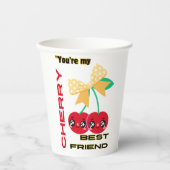 SIE SIND MEIN BESTES FREUND CHERRY PAPPBECHER (Vorderseite)