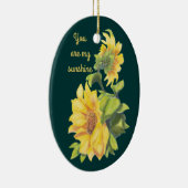 Sie sind mein Blumenangebot für Sonnenschein Keramik Ornament (Rechts)