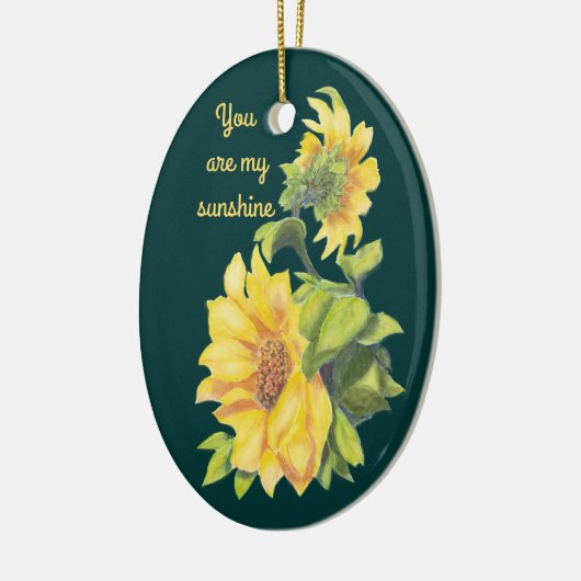 Sie sind mein Blumenangebot für Sonnenschein Keramik Ornament (Links)