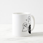 Sie sind mein BOO! | Halloween Geist-Liebe Kaffeetasse (VorderseiteRechts)