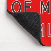 Sie sind mein CSS - feuer-roter Spritzer Mousepad (Ecke)
