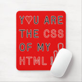 Sie sind mein CSS - feuer-roter Spritzer Mousepad (Mit Mouse)