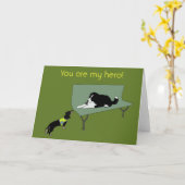 Sie sind mein Held! Karte (Gelbe Blume)