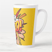 Sie sind mein HERO Fun Retro Comic Buch Pop Kunst Milchtasse (Rechts)