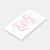 Sie sind mein Herz Post-it Klebezettel (angewinkelt)