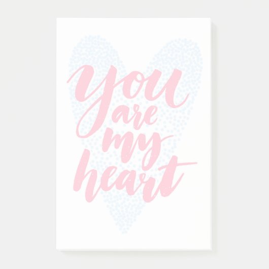 Sie sind mein Herz Post-it Klebezettel (Vorderseite)