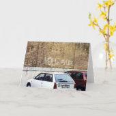 "Sie sind mein Leben" - Rom, Italien Karte (Gelbe Blume)