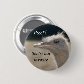 Sie sind mein Liebling - Knopf Button (Vorne & Hinten)