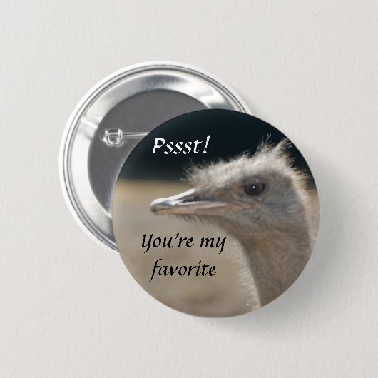 Sie sind mein Liebling - Knopf Button (Vorne & Hinten)