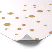 Sie sind mein Liebling - Rosa, Gold, Glitzer Kinde Poster (Ecke)