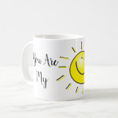Sie sind mein netter Sonnenschein Kaffeetasse (Vorderseite Links)