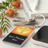 Sie sind mein nur Sonnenschein mit Kreuz Schlüsselanhänger (Vorderseite rechts)