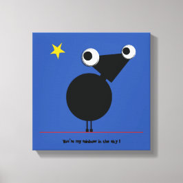 Sie sind mein Regenbogen im Himmel von Michele Mos Leinwanddruck