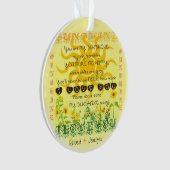 Sie sind mein Sonnenschein addieren einen Namen Ornament (Vorderseite)