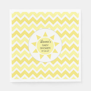 Sie sind mein Sonnenschein-Babypartydekor Serviette