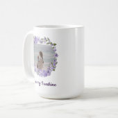Sie sind mein Sonnenschein - Custom 2 Foto Collage Kaffeetasse (Vorderseite Links)