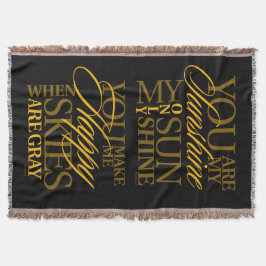 Sie sind mein Sonnenschein Decke