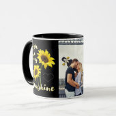 Sie sind mein Sonnenschein-Foto Tasse (Vorderseite Links)