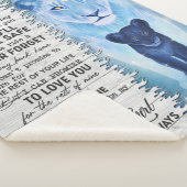 Sie sind mein Sonnenschein - für meine Tochter - L Sherpadecke (3/4)