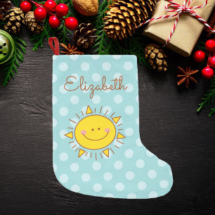 Sie sind mein Sonnenschein-glücklicher niedlicher Kleiner Weihnachtsstrumpf