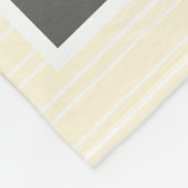 Sie sind mein Sonnenschein, grau/das Gelb, Fleecedecke (Ecke)