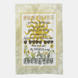 Sie sind mein Sonnenschein Handtuch