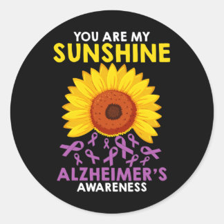 Sie sind mein Sonnenschein-Heimerheimer-Bewusstsei Runder Aufkleber