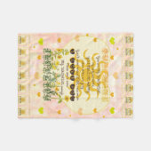 Sie sind mein Sonnenschein-Herz Fleecedecke (Vorderseite (Horizontal))