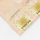 Sie sind mein Sonnenschein-Herz Fleecedecke (Ecke)