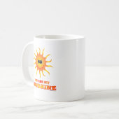 Sie sind mein Sonnenschein Kaffeetasse (Vorderseite Links)